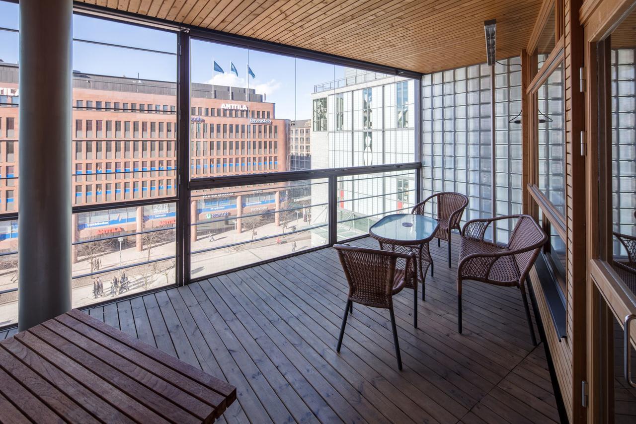 City Center Park View Studio With Sauna And Balcony Helsínquia Exterior foto